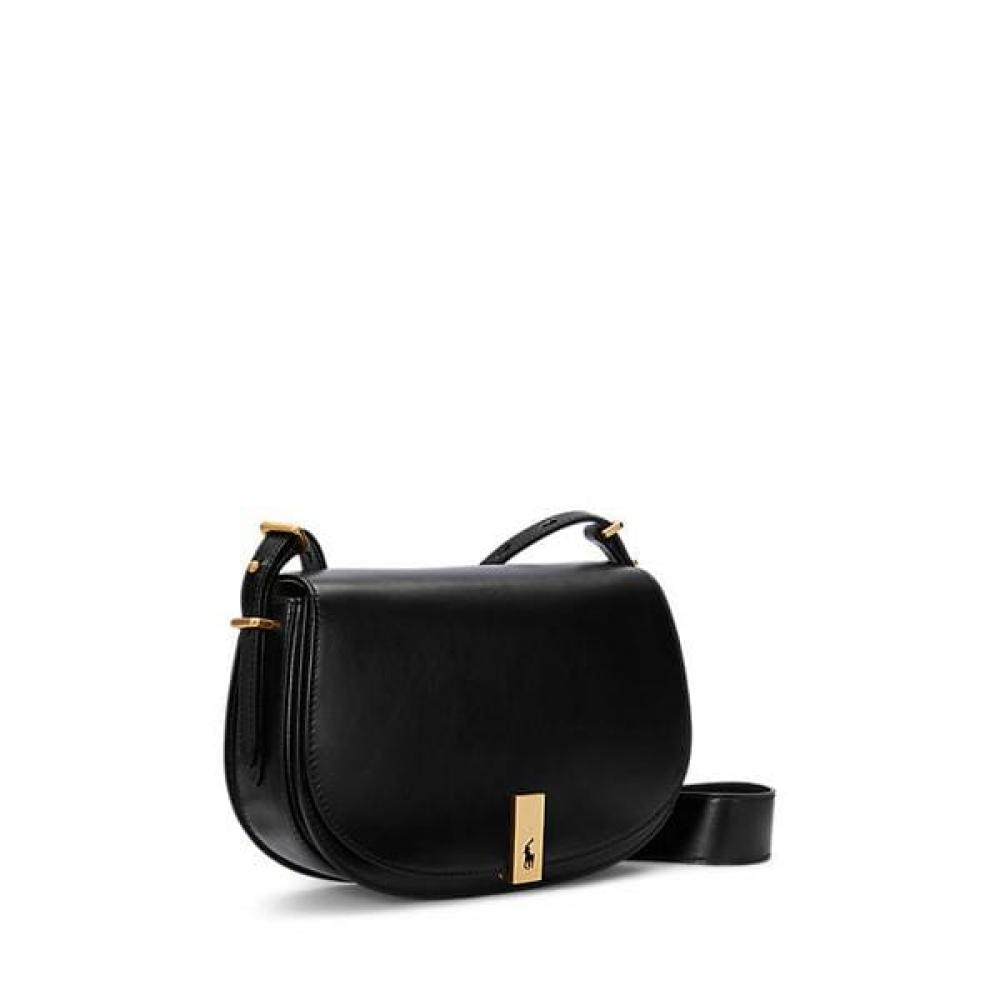 Polo Ralph Lauren Women S Polo Id Leather Saddlebag Wapobag03520090001
