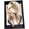 Silk Scarf for Women Square Scarf Versatile Professional Silk Scarf Retro Printed Scarf