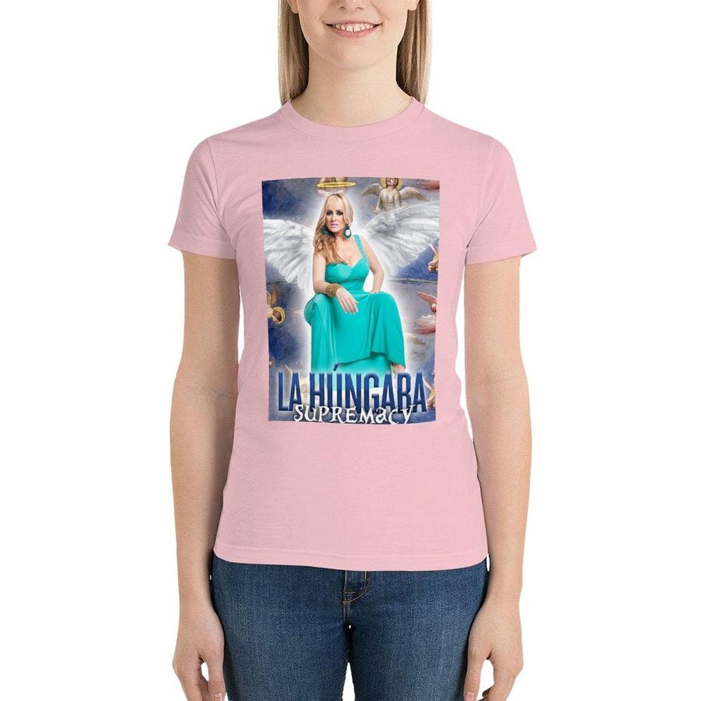 The Hungara Supremacy T-Shirt Tees Kawaii Clothes Lady Clothes Anime Clothes Cotton T Shirts Women