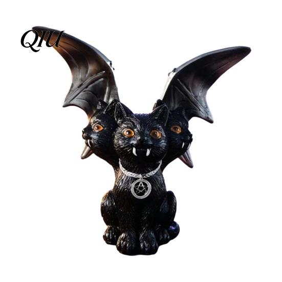 Battery Operated Spooky Light Halloween Witch Resin Lantern, Gothic Ghoul Terrifying LED Night Light, Mysterious Accessory Waterproof Hell