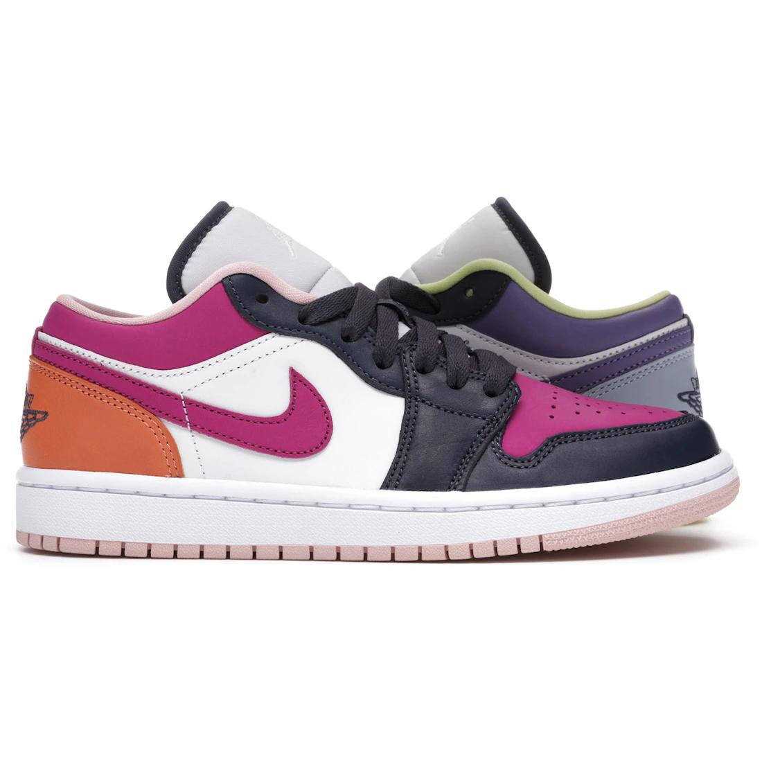 

Кроссовки Jordan 1 Low Пурпурный Маджента (Женский)(DJ4342-400) 36