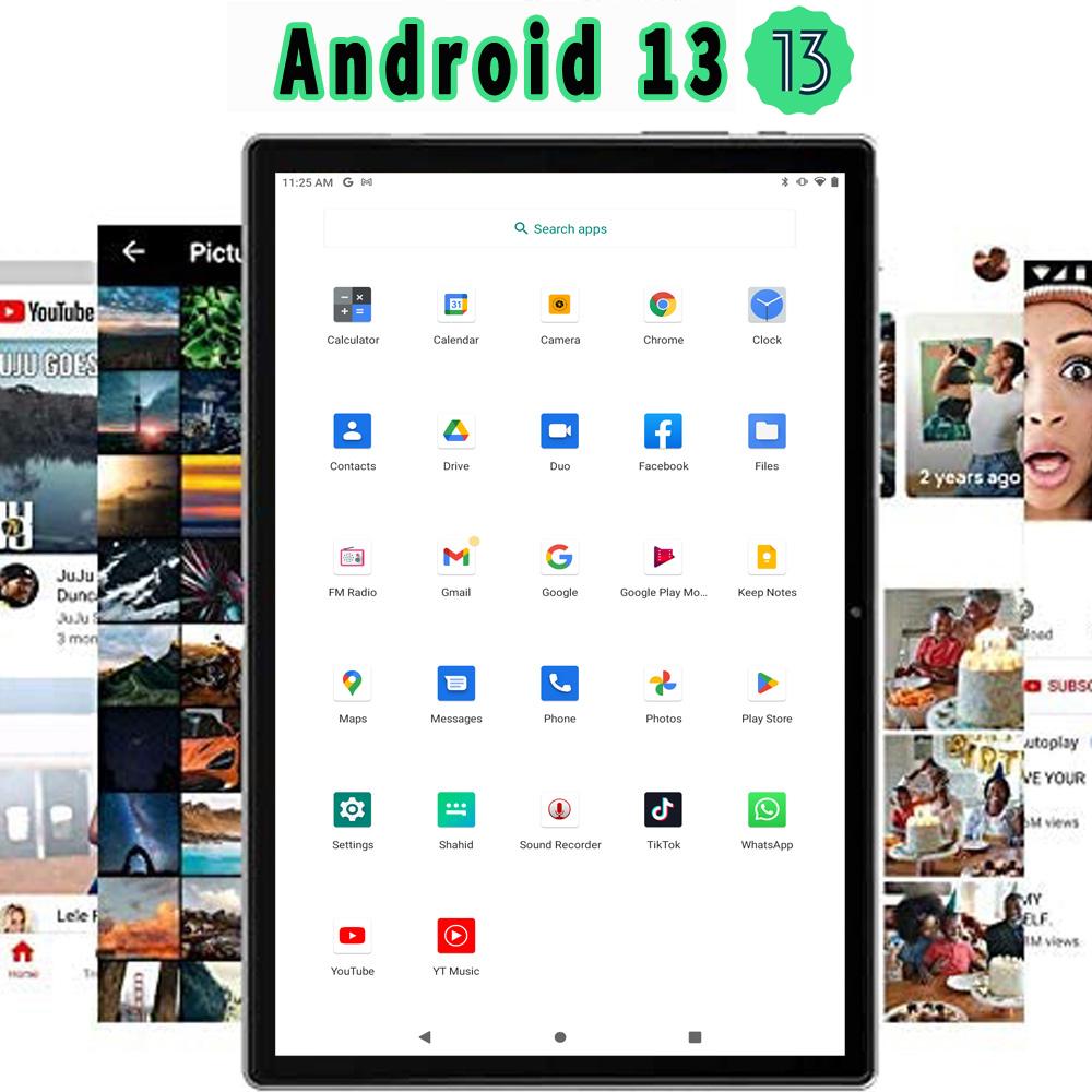 2026 BDF 10.1 Inch 6GB RAM 256GB ROM 5000mAh Mobile Phone Sim Card 3G 4G Lte Android13 Octa Core Tablet PC Computer Tab