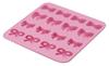 Kai Corporation HeartForYou Silicone Ribbon Multi-Tray, 16-Cavity, Shape, FP-5363