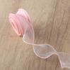 10yards Organza Ribbon Wavy Edge Fishtail Ribbon For DIY Bows Flower Bouquet Gifts Packaging Wedding Party Decor Craft Supplies