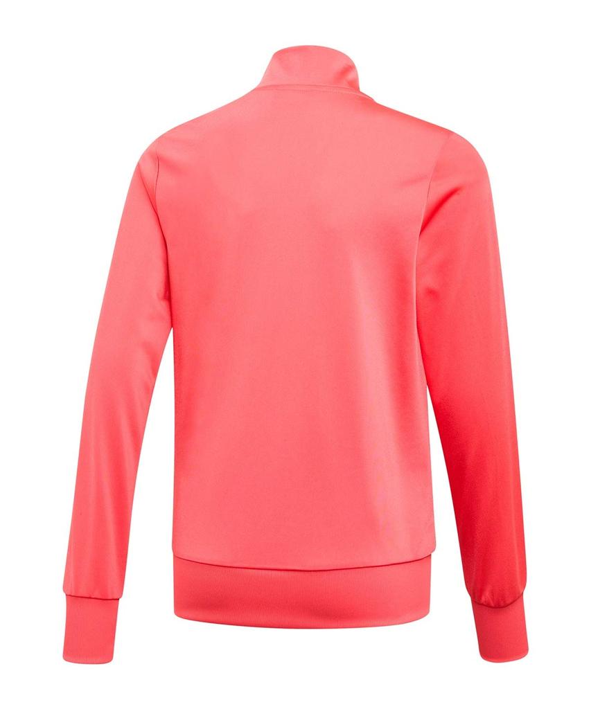 Adidas ESSENTIALS Tricot Jersey Core GEQ79 FM6567 150 Kids' Set, Pink/Black/Signal Coral,