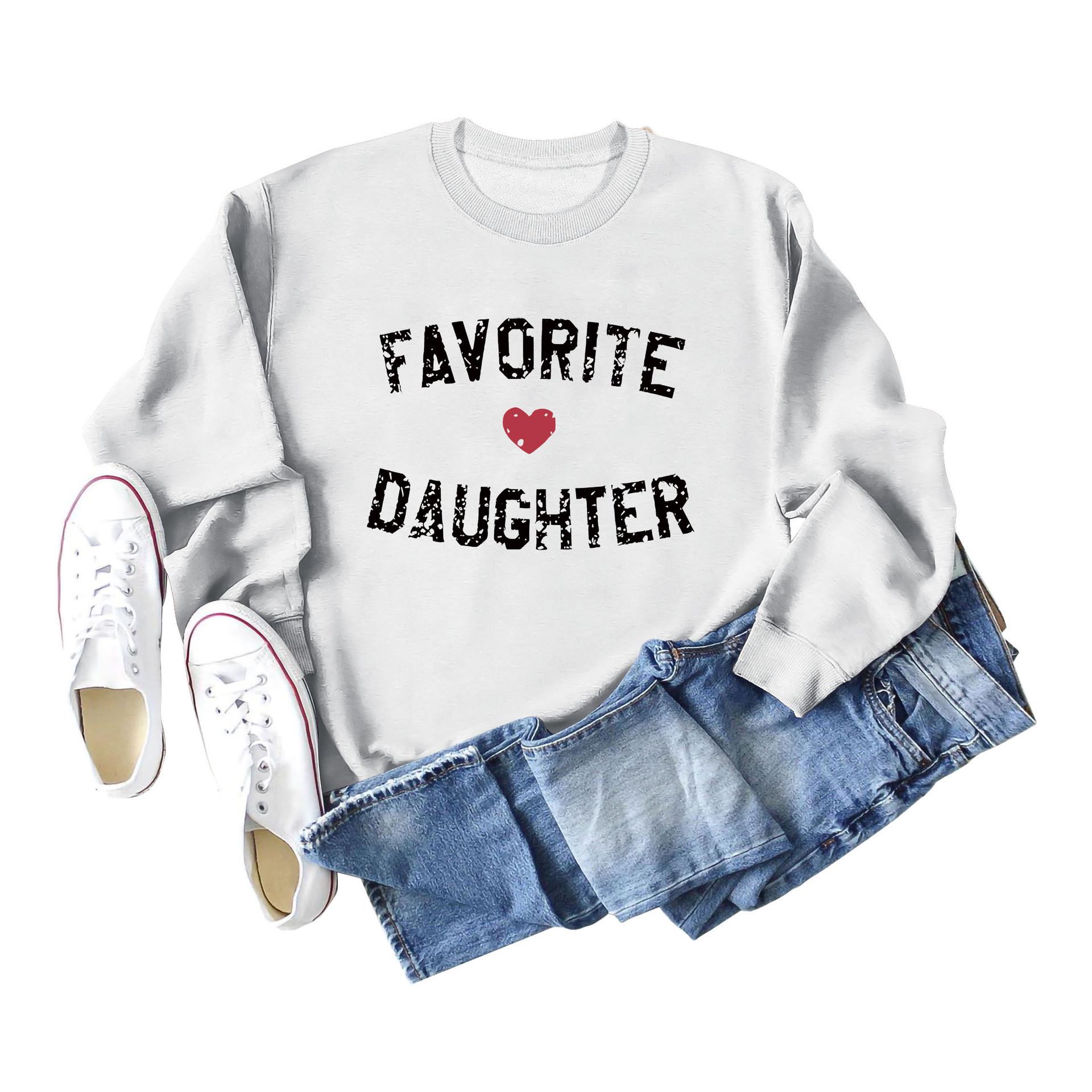 

Любимая дочь осенне-зимняя повседневная толстовка M