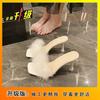 Internet celebrities with the same Mao Mao slippers women wear casual thin heels square head sandals high heels women 2025 summer new