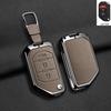 Zinc Alloy Leather Car Key Case Cover for Jeep Wrangler JL JLU Rubicon Gladiator JT Sahara JLU 2018 2019 2020 2021 2022 2023