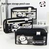 Panda Pencil Case: Large Capacity, Cute Multi-Layer Stationery Box for Elementary Students