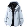 Unisex 3-in-1 Cotton Jacket Set: Windproof, Multi-Functional Climbing & Skiing Gear