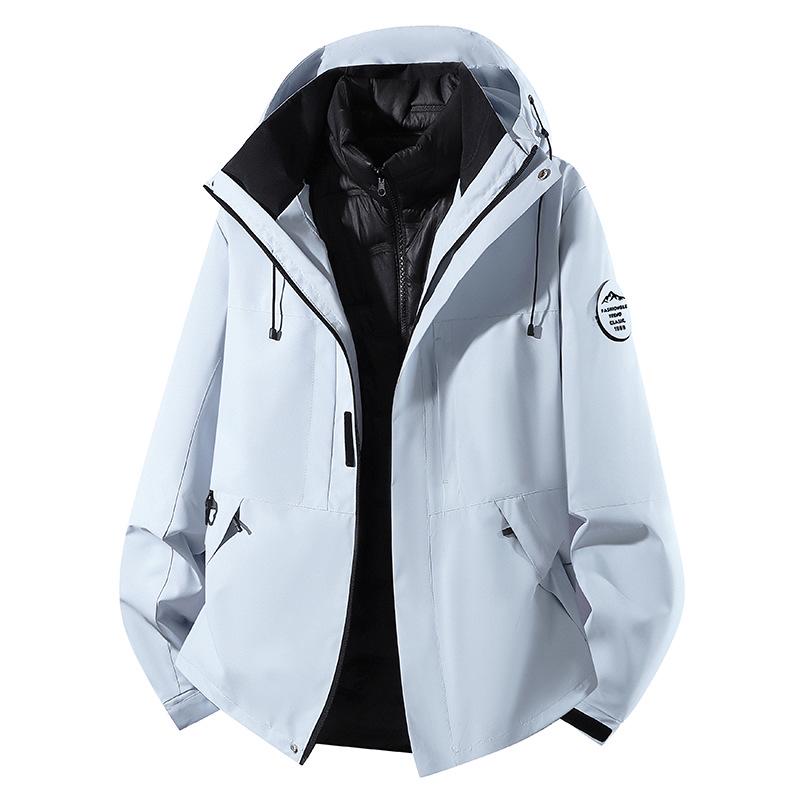 Unisex 3-in-1 Cotton Jacket Set: Windproof, Multi-Functional Climbing & Skiing Gear