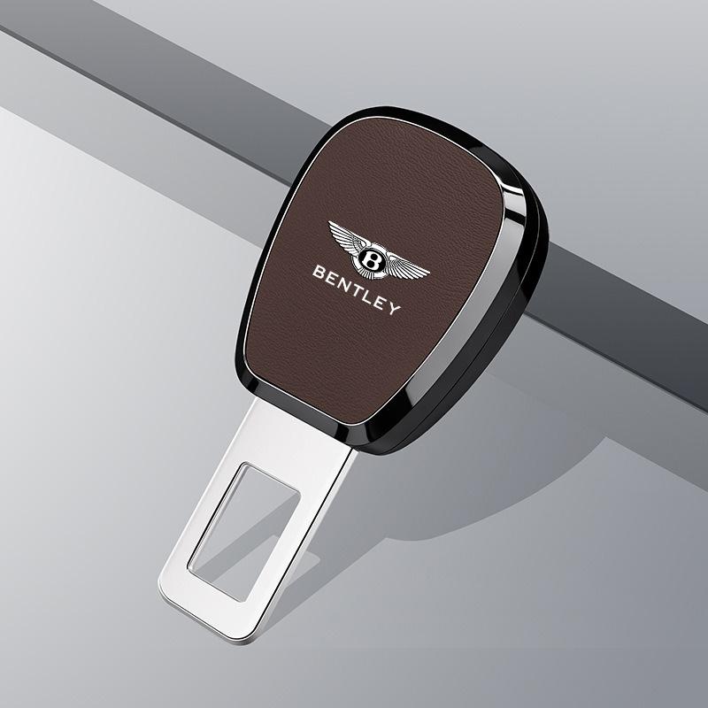 

1PC Car Safety Belt Buckle Extension Plug Clip Accessories For New Bentley Continental GT MULLINER Bentayga Flying Hurtling Spur