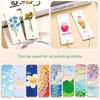 120/200pcs 400Gsm Watercolor Paper Bookmarks – Blank with Tassels, Customizable Hand-painted for DIY Crafts, Personalized Gifts & Stylish Organization