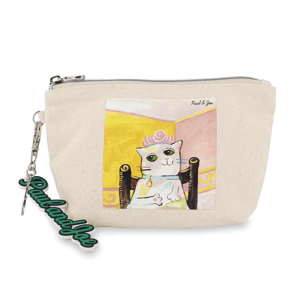 PAUL & JOE Multi Pouch PJA-P1421 Canvas Blue - Vibrant Travel Essential