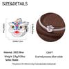 Charms Original Copper Plated White Lion Beads Fit Bracelet Diy Fine Gift Women Delicate Jewelry Accessory