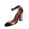 Chunky High Heeled Sandals Women Round Head Sandals
