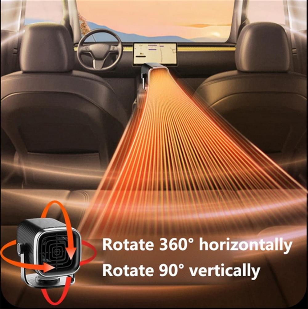 Furulu Car Truck Heater 24V Electric Cooling Heating Fan Electric Heater Fan Win