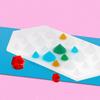 DIY Silicone High Transparent Diamond Ice Tray Mold Transparent Color Epoxy Ice Tray Mold Crystal Diamond Mold