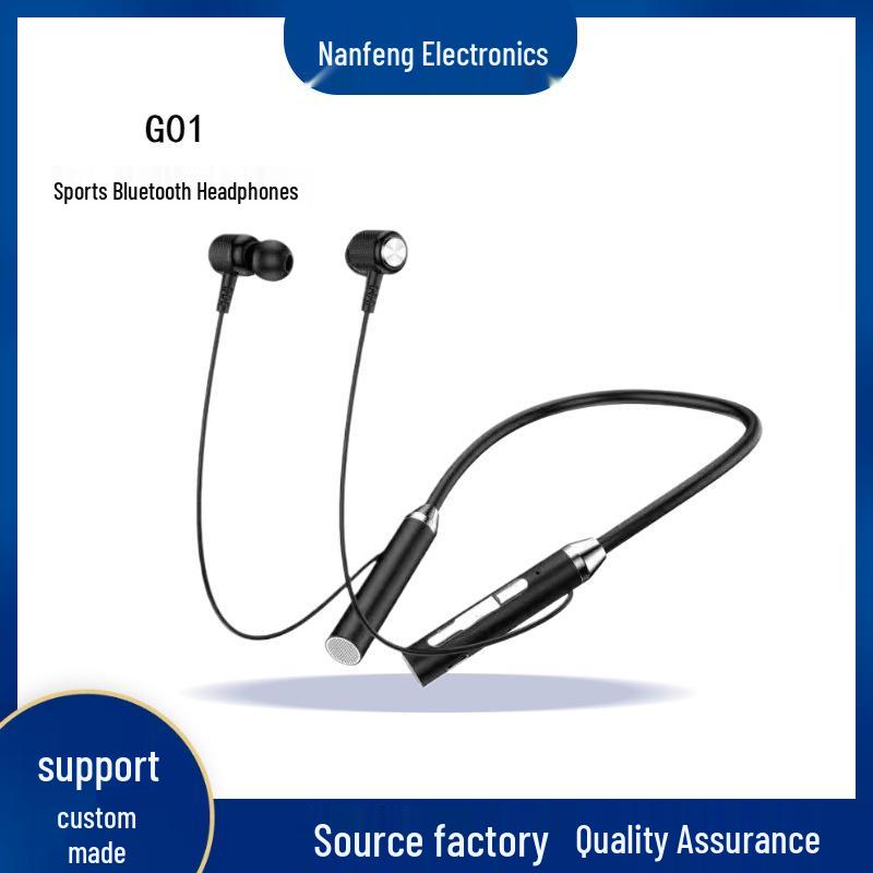 Bluetooth Neckband Earphones: Wireless, Sports-Ready, In-Ear Design with Long Battery Life