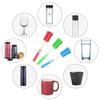 3Pcs Sponge Bottle Brushes with Adjustable Long Handle, Soft Dishwashing Foam Cleaning Brushes for Cups Mugs Kettles