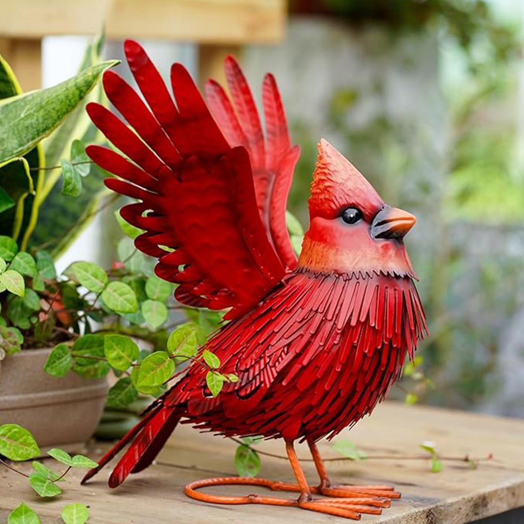 Gartendekoration Vogelgeschenke Für Vogelliebhaber Metall-Außendekorationen Gartenstatue Geschenke für Mama Einzigartige Geschenke für das Liebesbeet