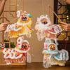 DIY Material Package New Year Lion Dance Lantern Luminous Hand-held Lantern  Chinese New Year