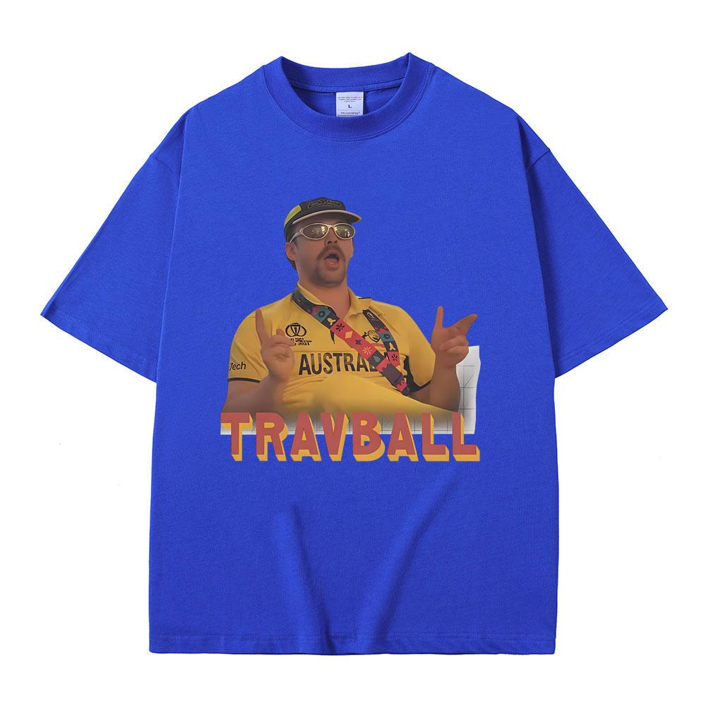 Travis Head TravBall Graphic Tshirt Men Women Fashion Loose Oversized Short Sleeve T Shirts Male Casual Vintage Cotton Tshirts