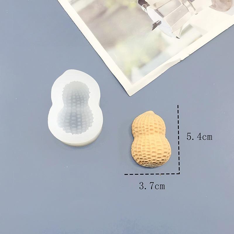 3D Simulate Peanuts Silicone Mold French Dessert Chocolate Mousse Mould Cake Decorating Tools Bakeware DIY Plaster Candle Model