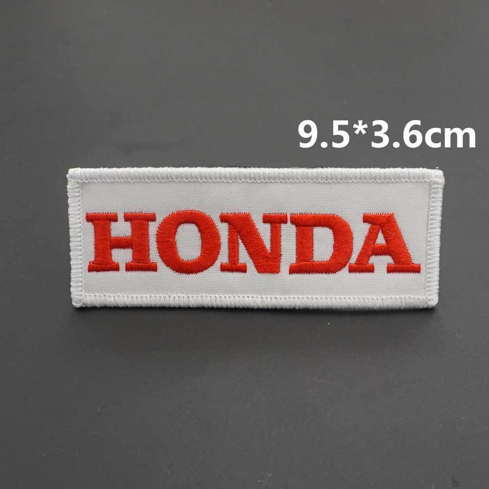 For Honda Crv CB400 CB650F CBF CBR250RR CRF SH300 NC750 Motorcycle Logo Embroidered Cloth Stickers Clothing Hole Patch Decal