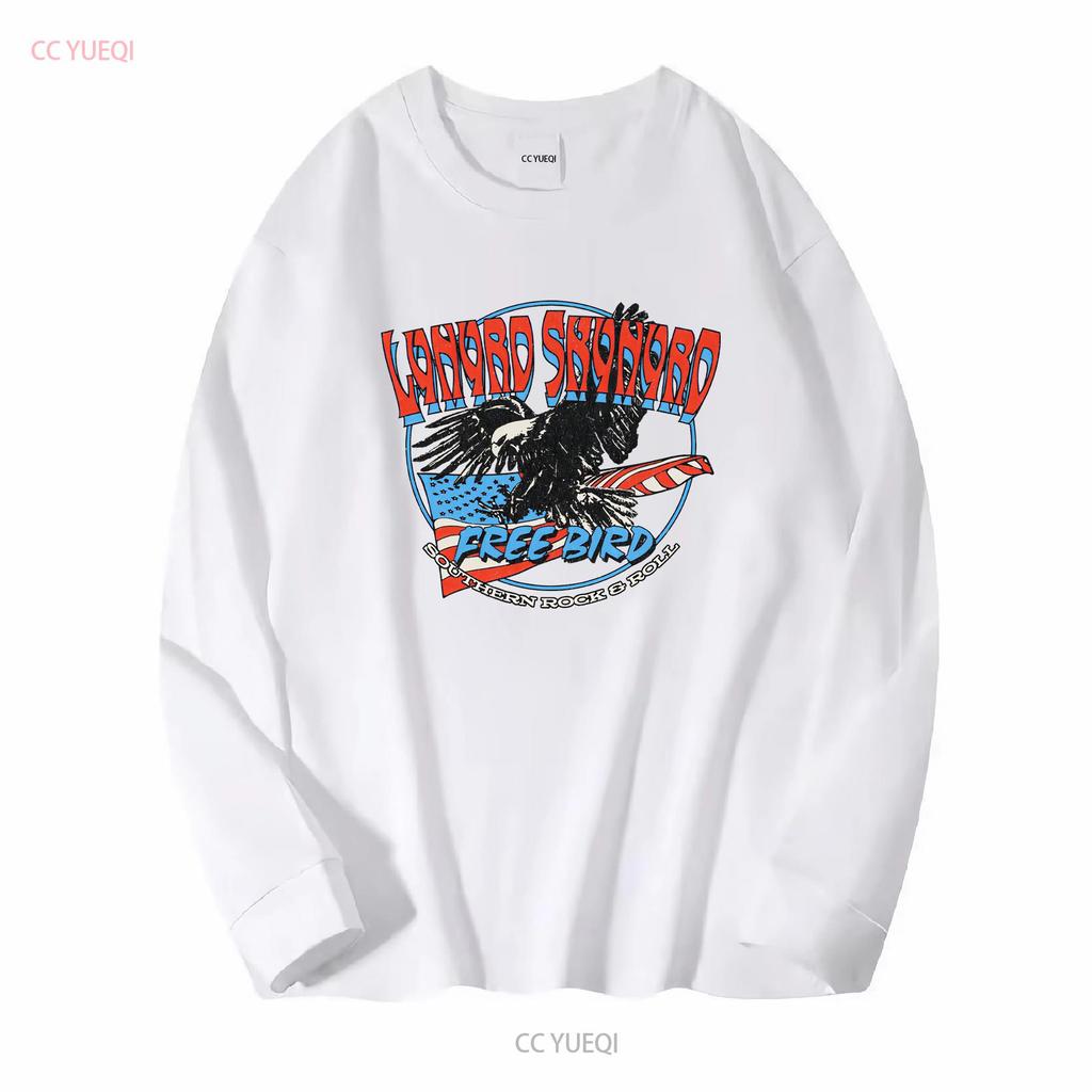 Lynyrds Cool Skynyrded T Shirt Men 100 Cotton Amazing Round Neck long or short sleeves vintage Washed Casual fashion Breathable