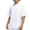 Adidas SS23 Solid Color High Neck Short Sleeve T-Shirt Men Tops White IB9433
