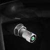 2025 Chaud 4 Pièces/set Alliage de Zinc Bouchons d'Air pour Valve de Pneu de Voiture Articles Antivol Pour Skoda Fabia Kamiq Rapid Kodiaq Octavia a5a 7 2 Ye