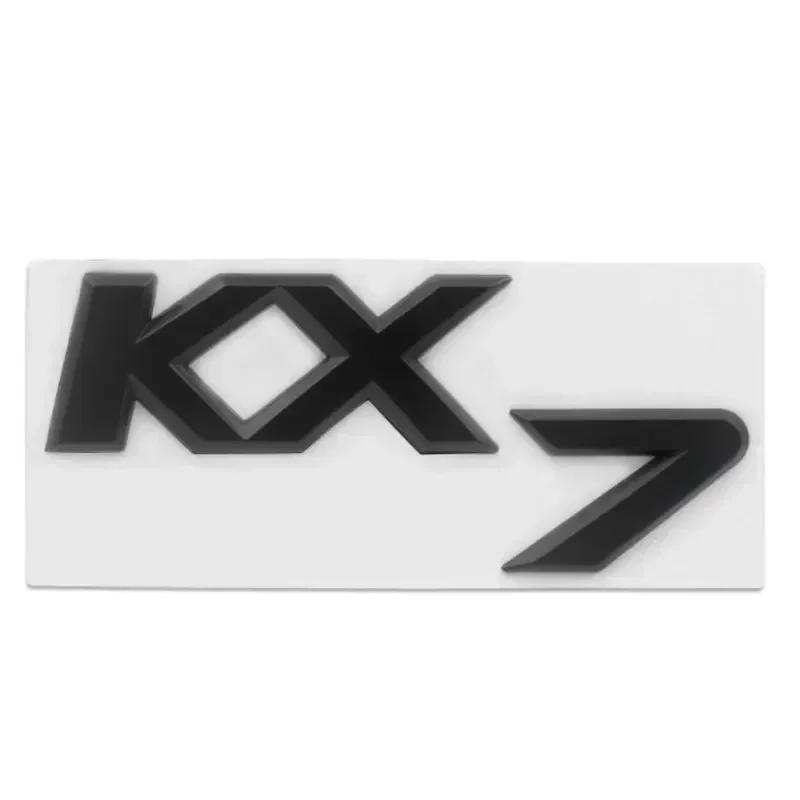 VSRA4 3D Metal Chrome Black K2 K3 K4 K5 KX7 Letters Logo Rear Boot Trunk Emblem Badge Sticker for Kia Car Styling Accessories