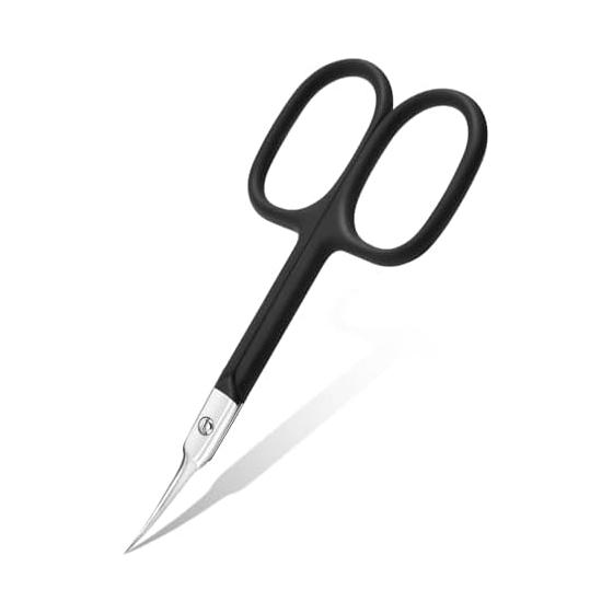 CGBE Ultra Precision Cuticle Cutting Eyebrow Scissors, Stainless Steel Eyebrow Scissors, Multifunctional Beauty Scissors, Unisex, For Nail Care,