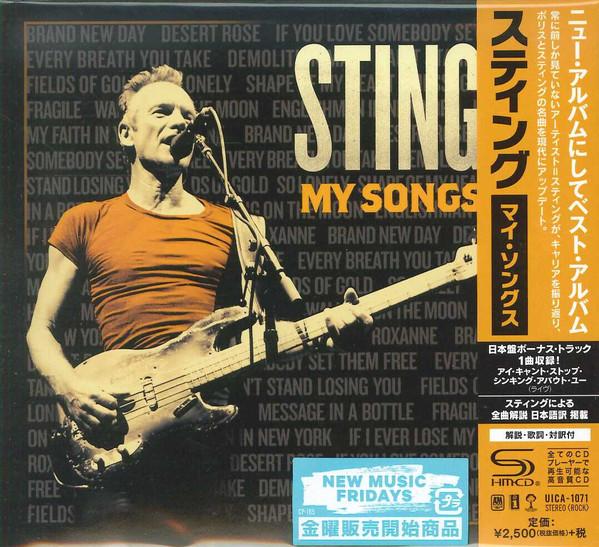 CD STING  My Songs UICA1071 AM Records В 2019 году Япония Obi Танцевальная Электроника
