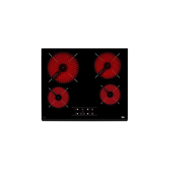 Plaque Chauffante En Céramique - Teka - TZ6415 - Intégré - Verre - 6300 W - Noir