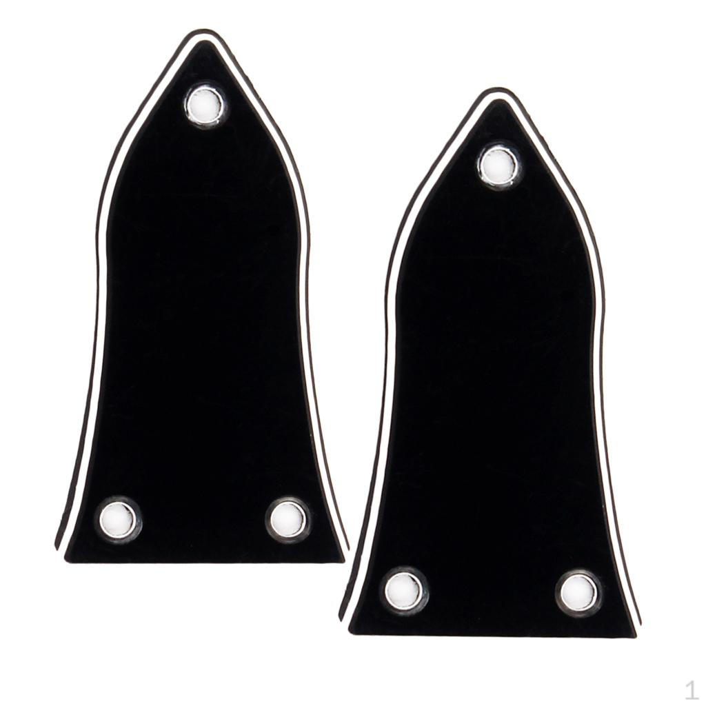 

2pcs Plastic Bell Style Rod Cover Guitar Parts