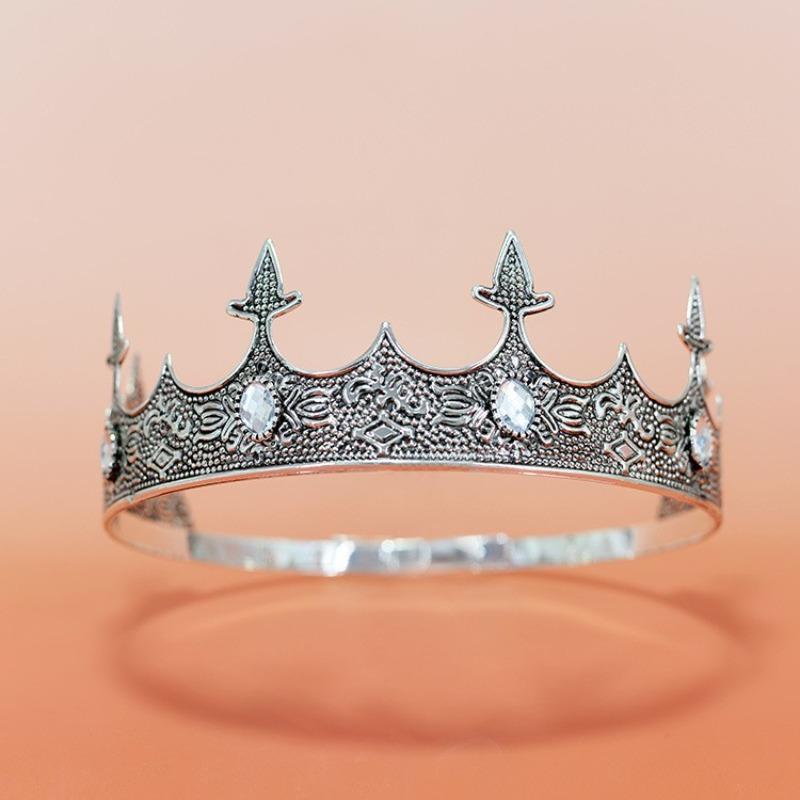 Crown Prince Crown Wedding Birthday Ball Party Halloween Decoration Hairpin