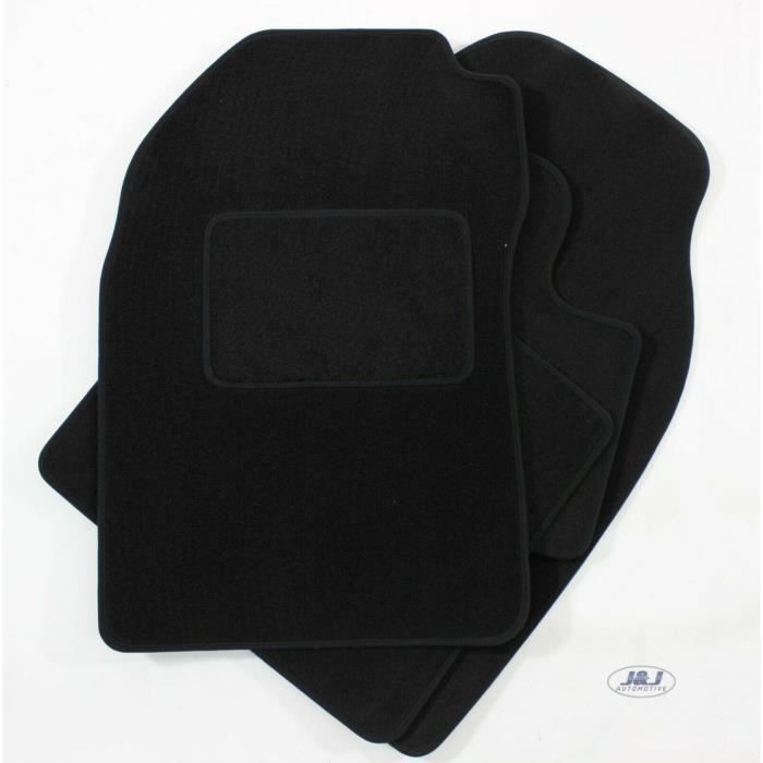 J&amp;J AUTOMOTIVE | Tapis De Sol Noir Velours Sur Mesure Pour Nissan Micra K11 1992-2002