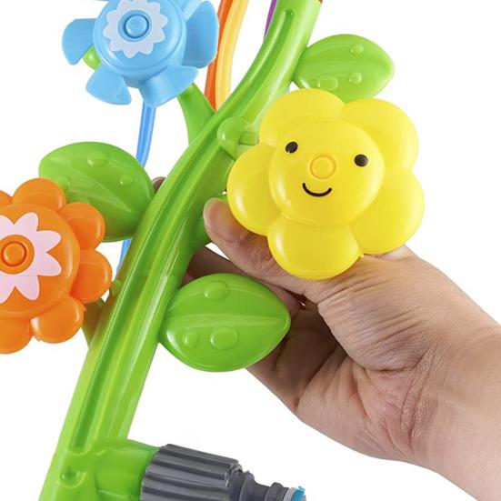Kids Splash Flower Sprinkler Toy 360 Degree Water Game Rotating