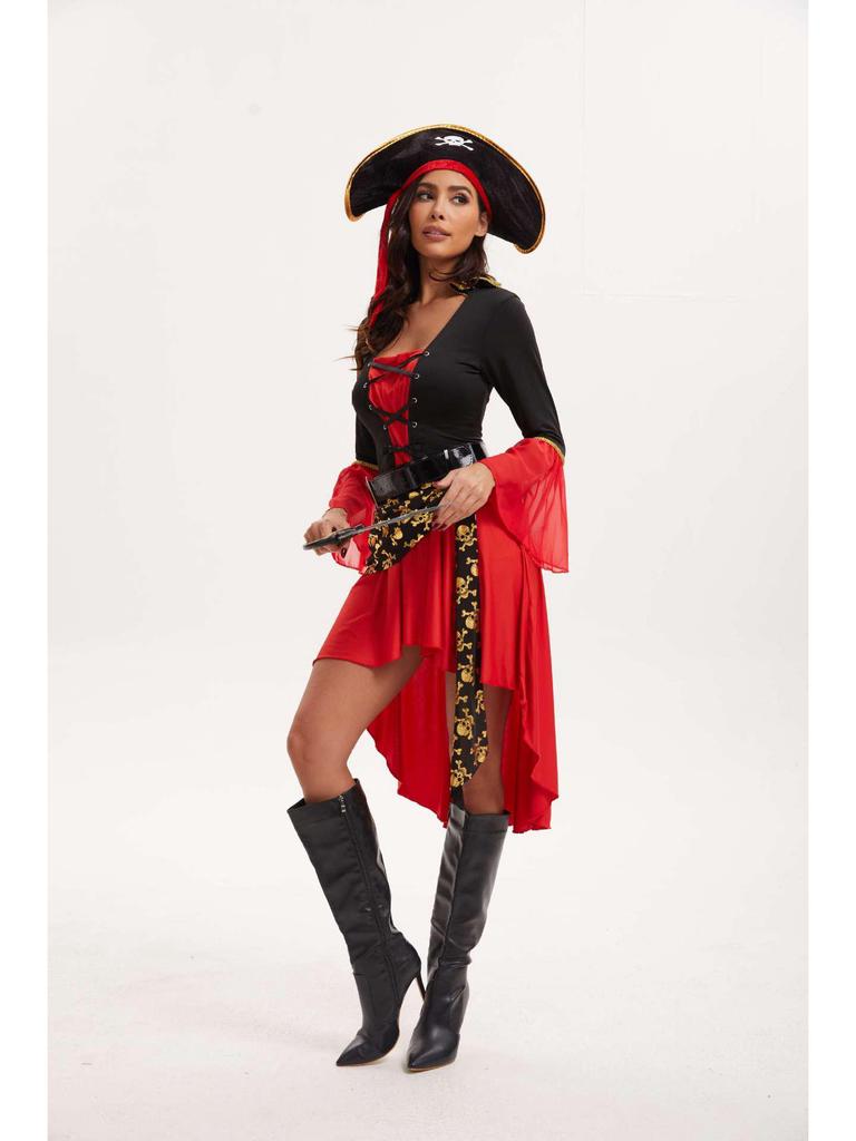Costum Cosplay de Halloween Pirat Caraibe pentru Femei