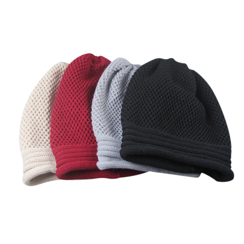 Unisex Warm Plicated Woolen Hat Knitted Cap for Spring Autumn Winter Outdoor Activities Gift