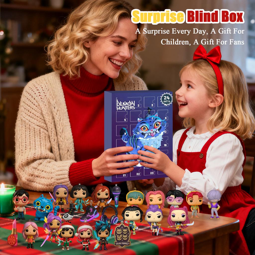 3D Doll Surprise Box, 24 Dolls Waiting For You To Unpack, Christmas Surprise Gift For Friends And Children