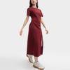 New FILA Short-Sleeved Dresses Women's Reddish Brown F51W429302F-BN