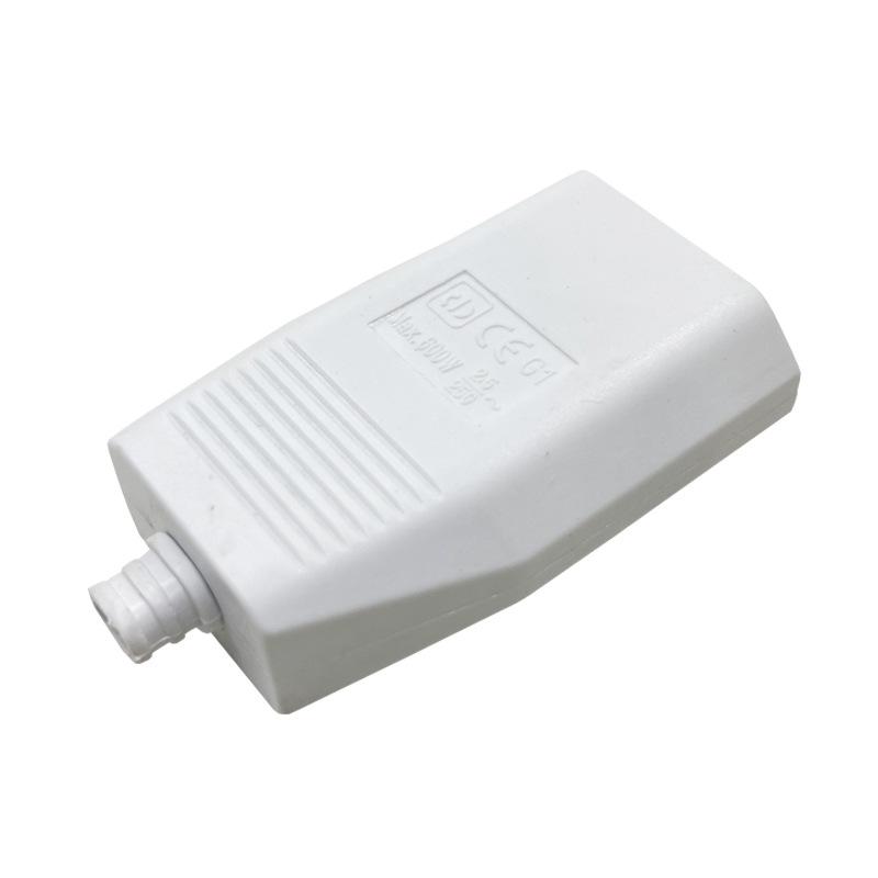 European Standard Two Round Pin German Extension Cord Adapter Socket 4mm
