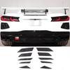 Tail Light Blackout 10PCS Smoked Vinyl Overlay Cover For Corvette C8 -2025