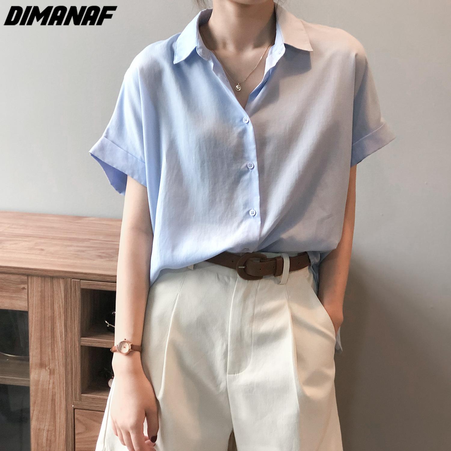 

DIMANAF 2022, новая блузка больших размеров, женские однотонные летние белые летние стильные топы и футболки больших размеров