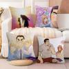 Anime My Love Story Cushion Cover Soft Plush Fabric DoubleSided Printed Sofa Cushion Cover for All Seasons Home Decor Gift