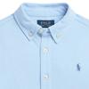 Polo Ralph Lauren Shirt Logo Print Single-Breasted Point Collar Long Sleeve Kids Shirts Light-Blue 322914506-003