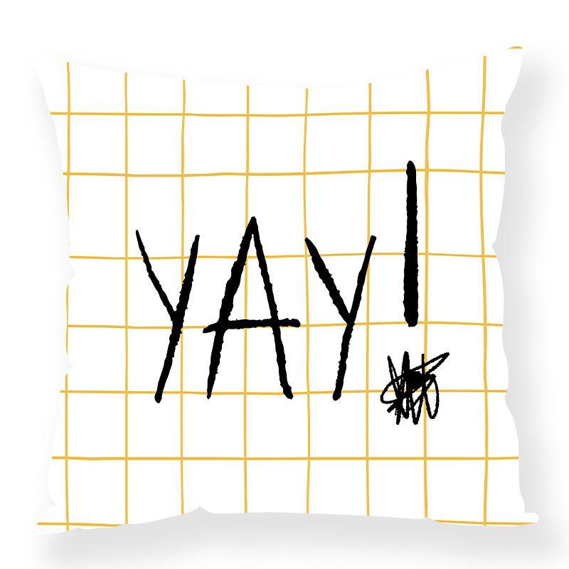 Vibrant Rainbow Print Cushion Cover For Sofa Perfect Home Pillow Case Decor